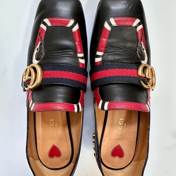 Authentic Gucci Marmont loafers in sz 37 - Picture 2 of 12